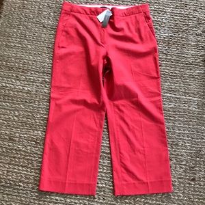 J crew wide leg cropped pants